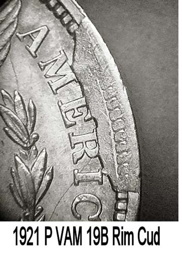 1921 P VAM 19B Rim Cud